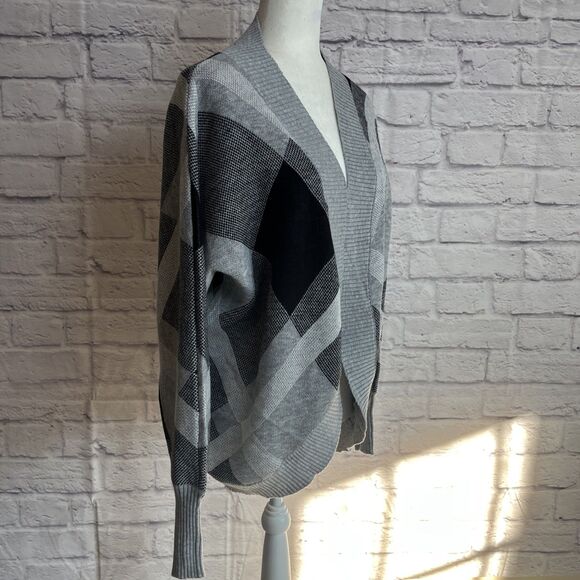 Lefty & Me Women’s NWOT Contemporary Preppy Open Front Cardigan Size Large - Picture 2 of 7